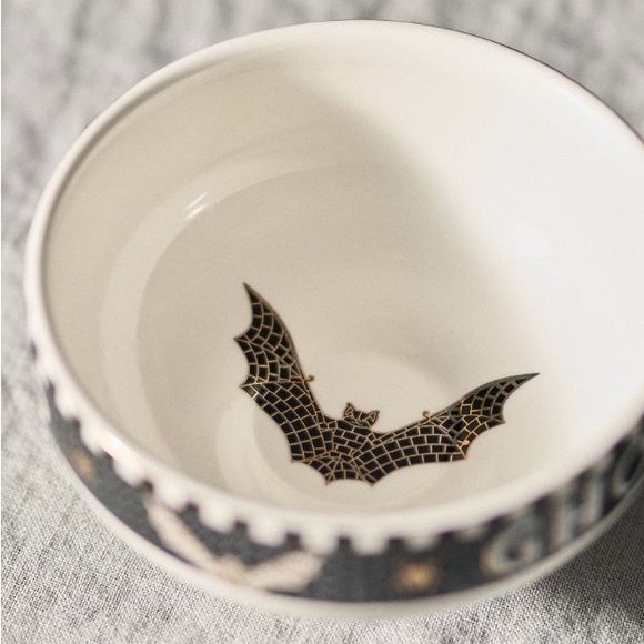 New Anthropologie The Bistro Tile Stoneware Nut Bowl - Picture 3 of 3